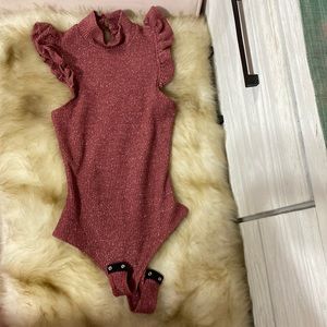Fashion Nova glitter bodysuit size small